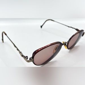 Vintage KI Bronze Oval Sunglasses Frames Only